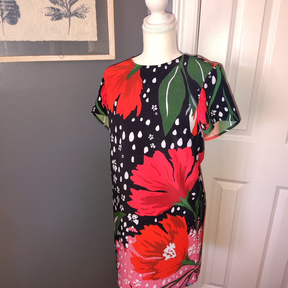 MINKPINK‎ Women's Dress - Black and Red Floral Boutique